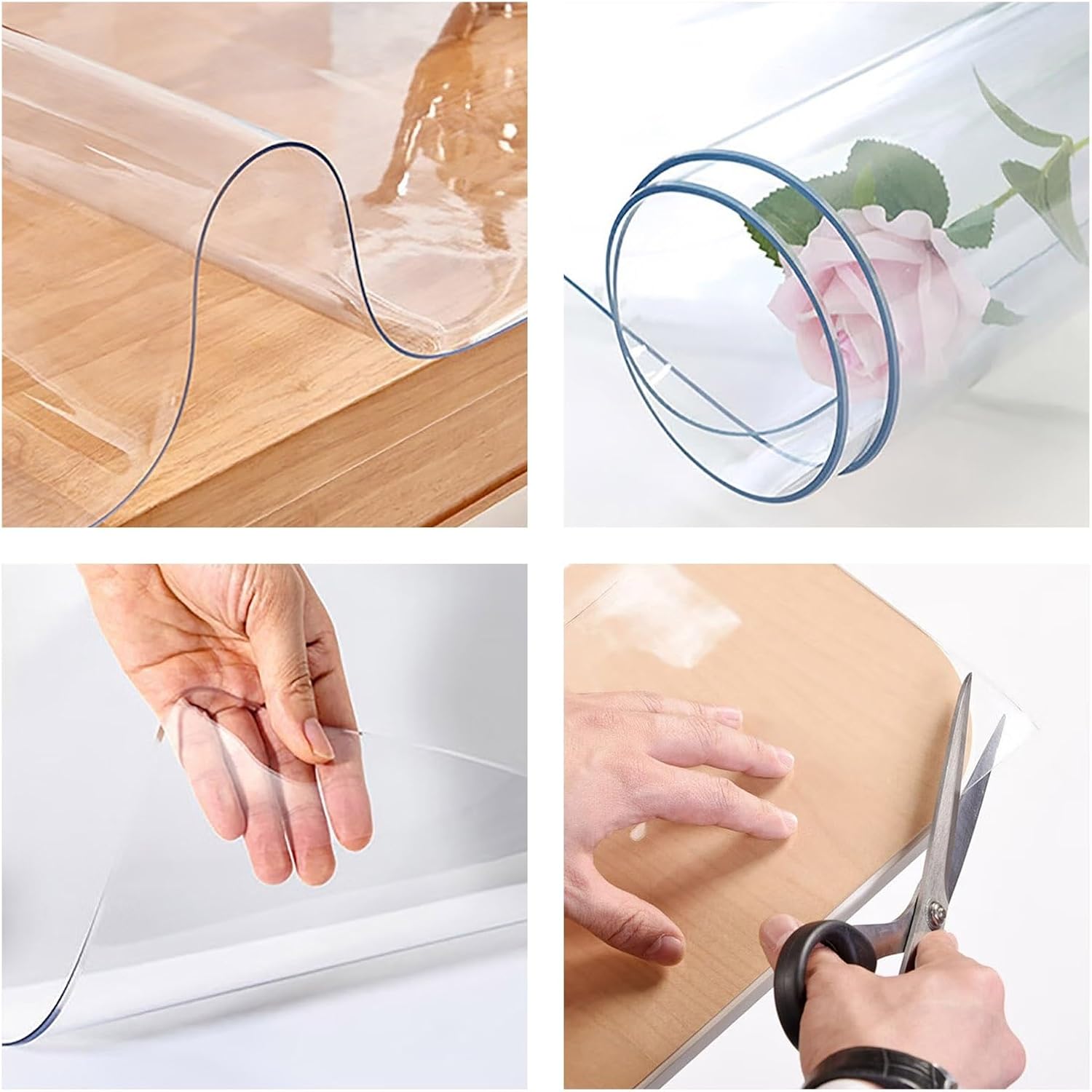 Celluloid Transparent Table Cover 1mm Thickness