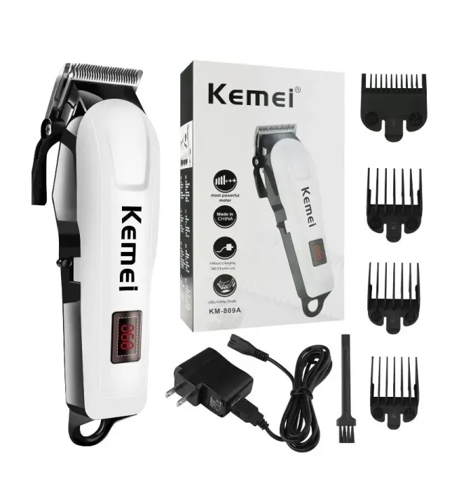 Kemei KM-809A Professional Digital Display Electric Hair Clipper & Beard Trimmer